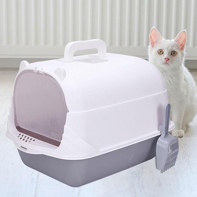 Cat Litter Box with Lid Enclosed and Covered